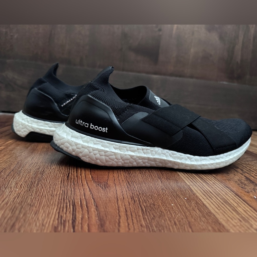 Adidas Ultra Boost Black and White Shoes